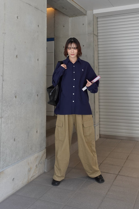 エンブロイダリーBIGシャツ